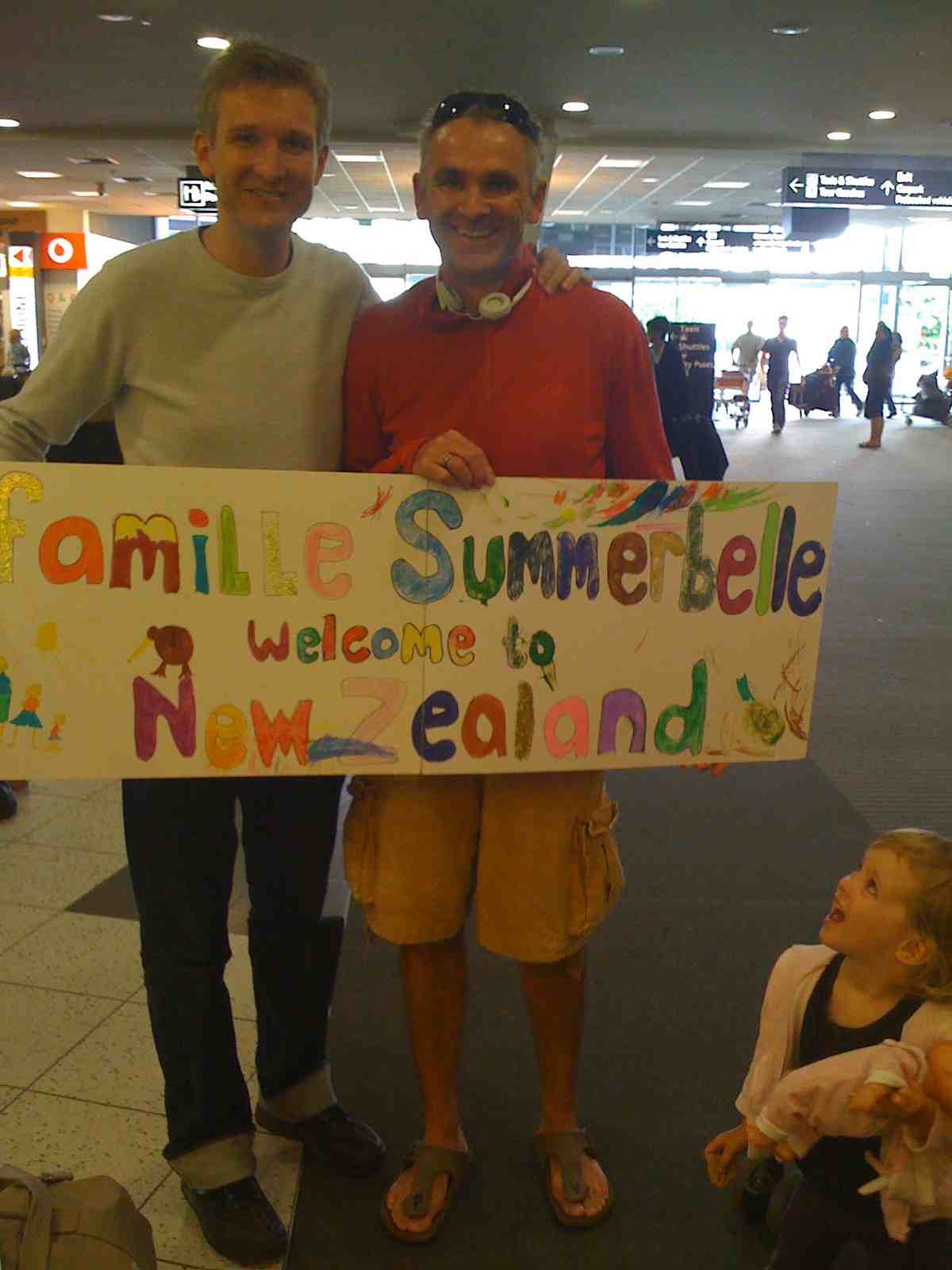 New Zealand: Now that's what you call a welcome!