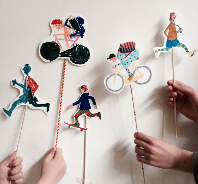 Create your own paper puppet show