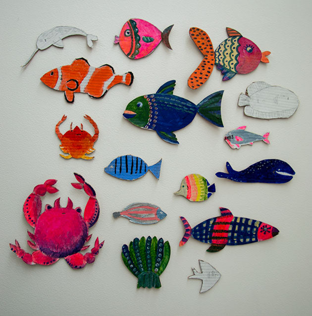 Paper fishing!