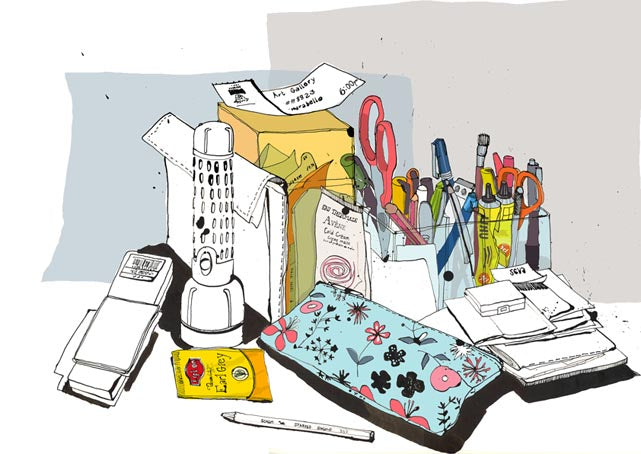 My desk is a mess...