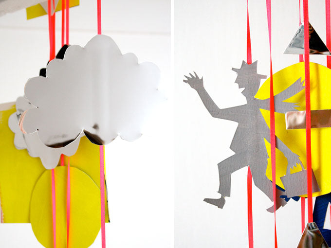 Paper cut guarlands