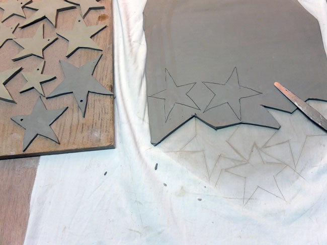 The making of the stars & the Christmas tree