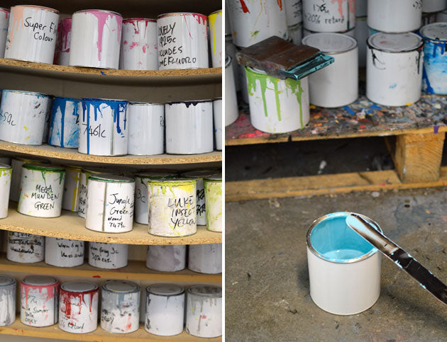 Screen printing our World Map