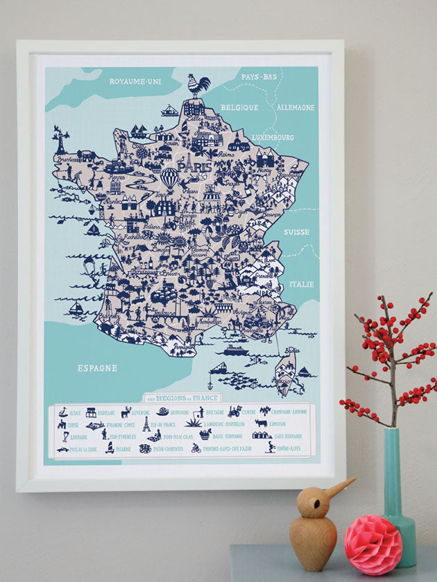 Our new map of France!