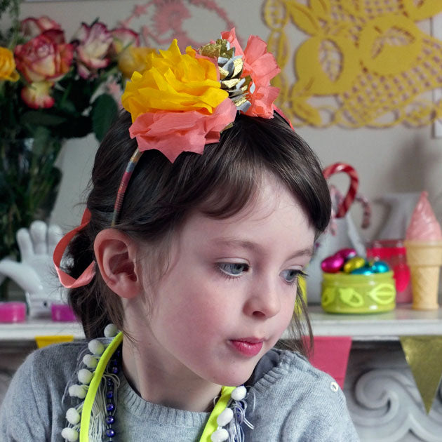 How to make a paper headdress