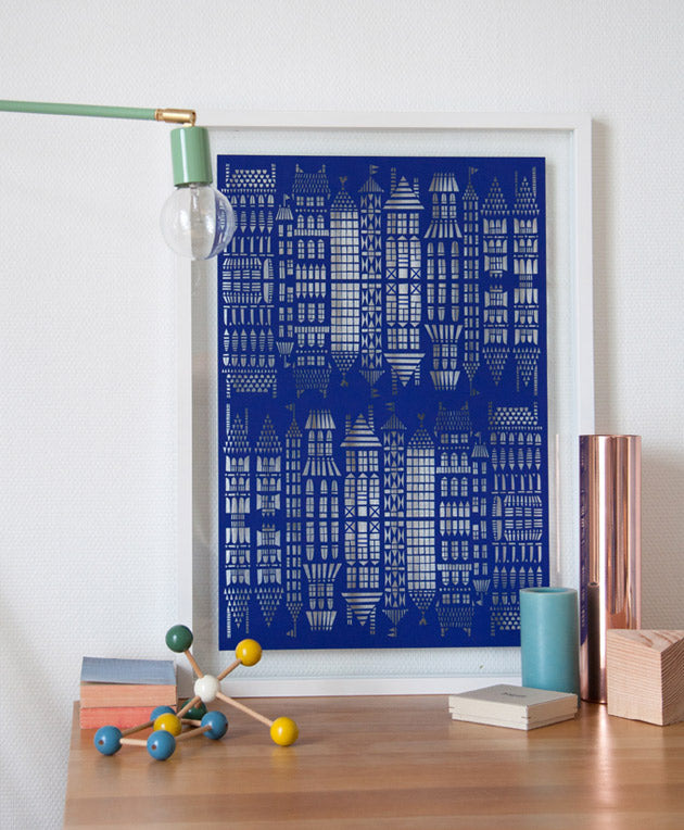 New! House Reflections paper cut