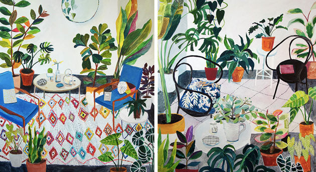 Painting plants