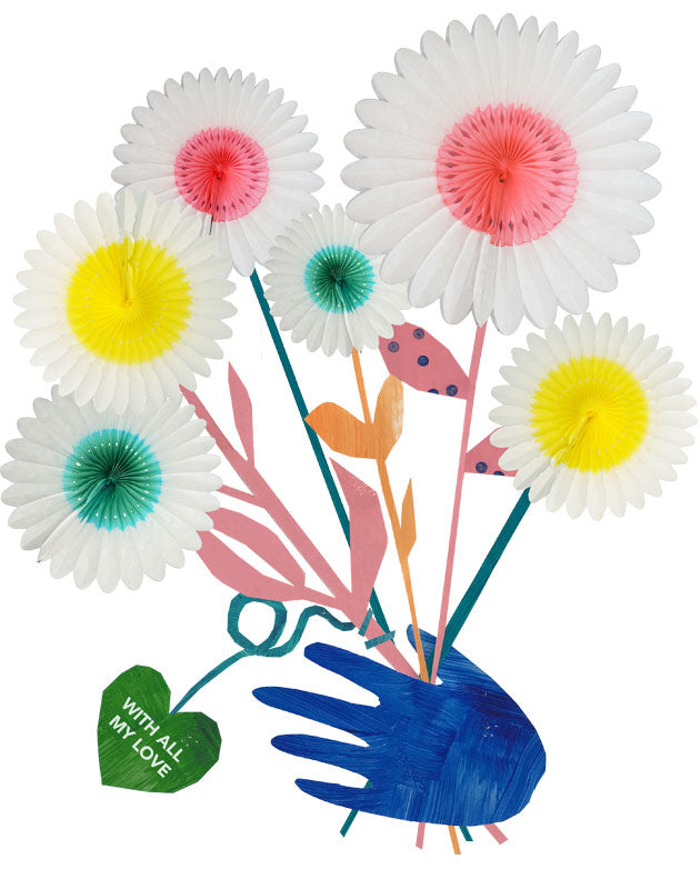 Say it with flowers! DIY paper flowers.