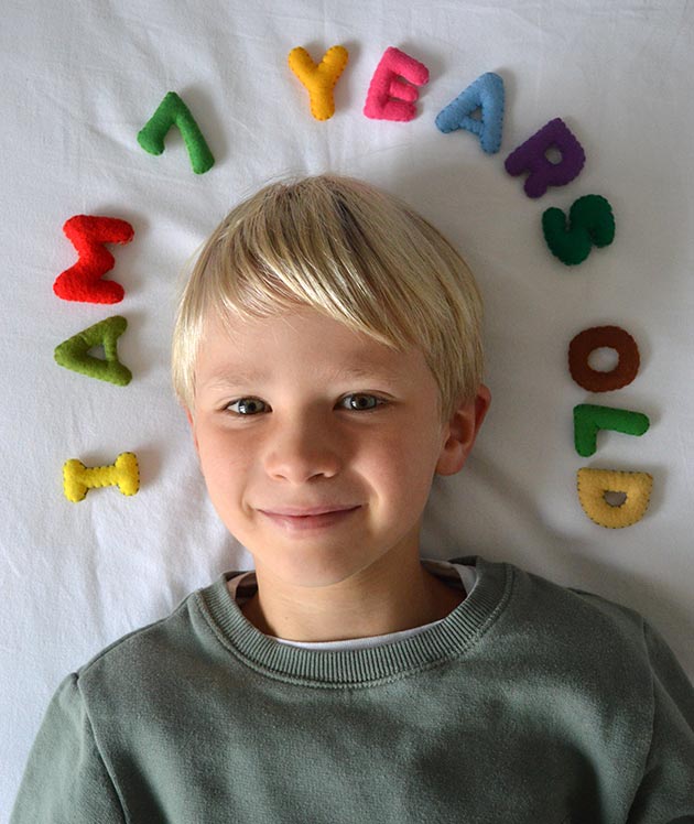 Lucien is 7 years old!