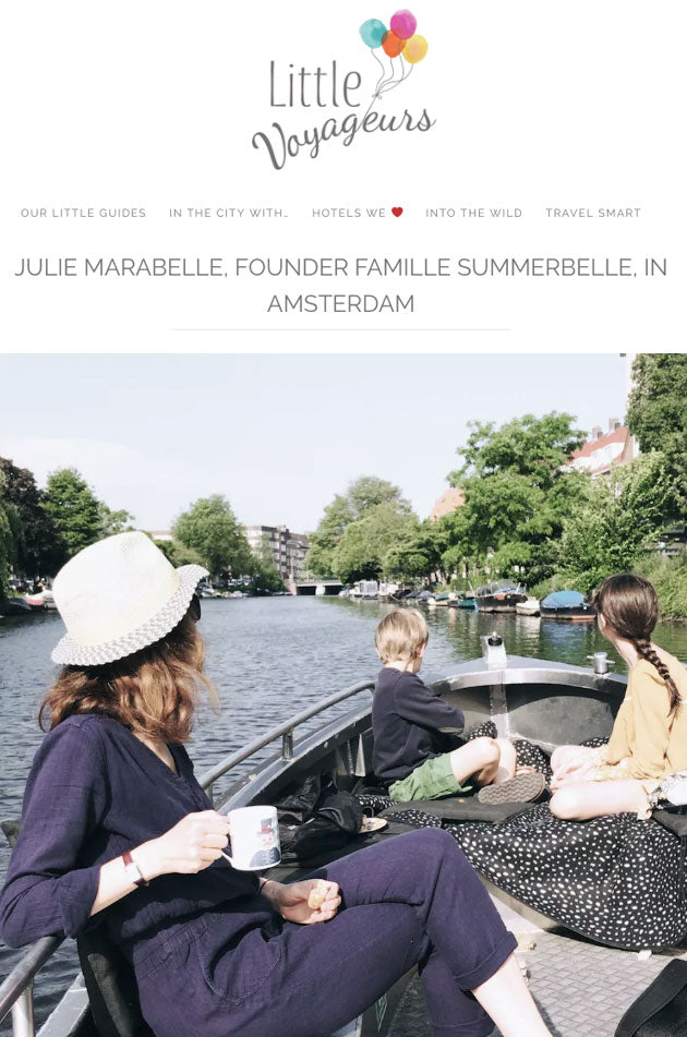 My Little Voyageurs interview on my favorite kids friendly spots in Amsterdam