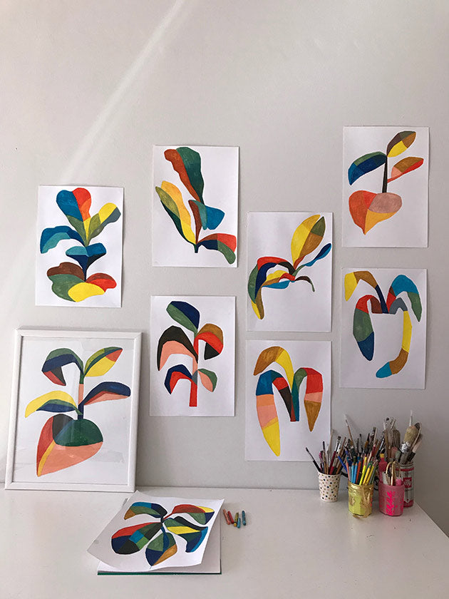 My love for colours and leaves