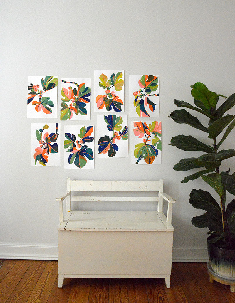 Fig Leaves - Original paintings