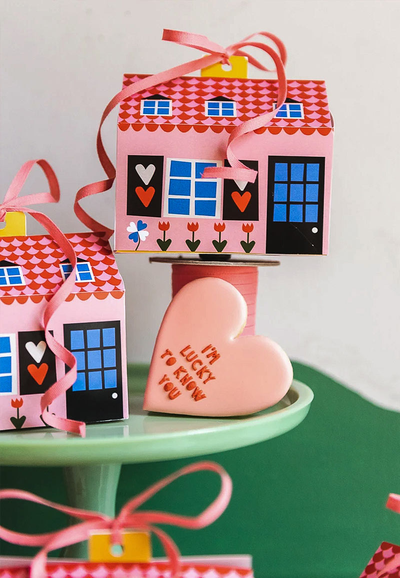 Valentine's Day Illustrations for The House That Lars Built
