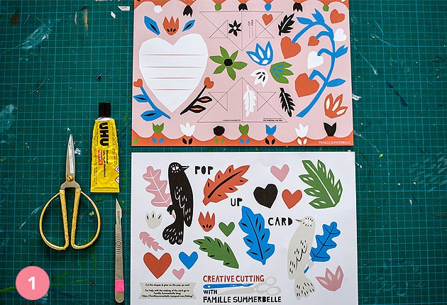 LOVE Pop Up card to make at home!