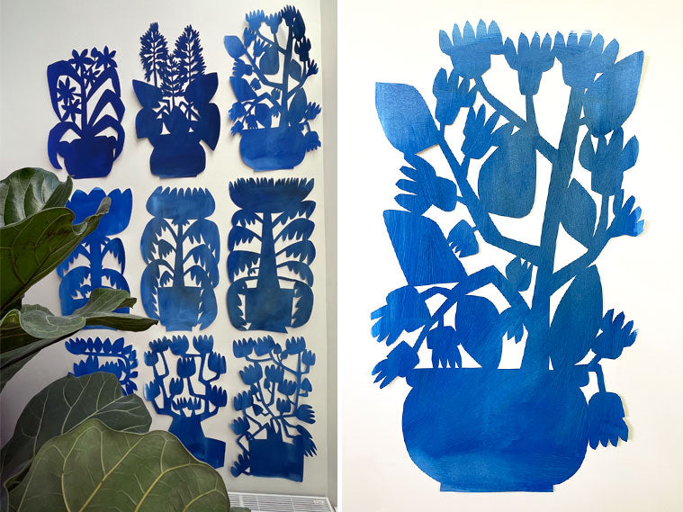 Cut Out Wallpaper Plants - Personal Project