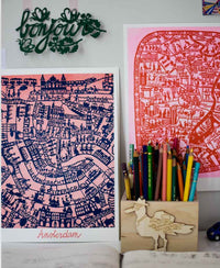 Amsterdam Map Limited Edition Print