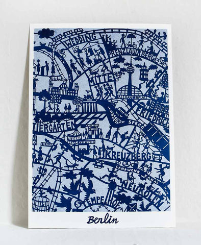 Paris Map Limited Edition Print