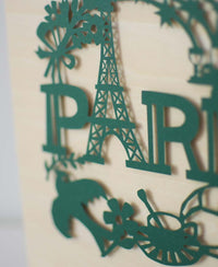 Paris Small Paper Cut