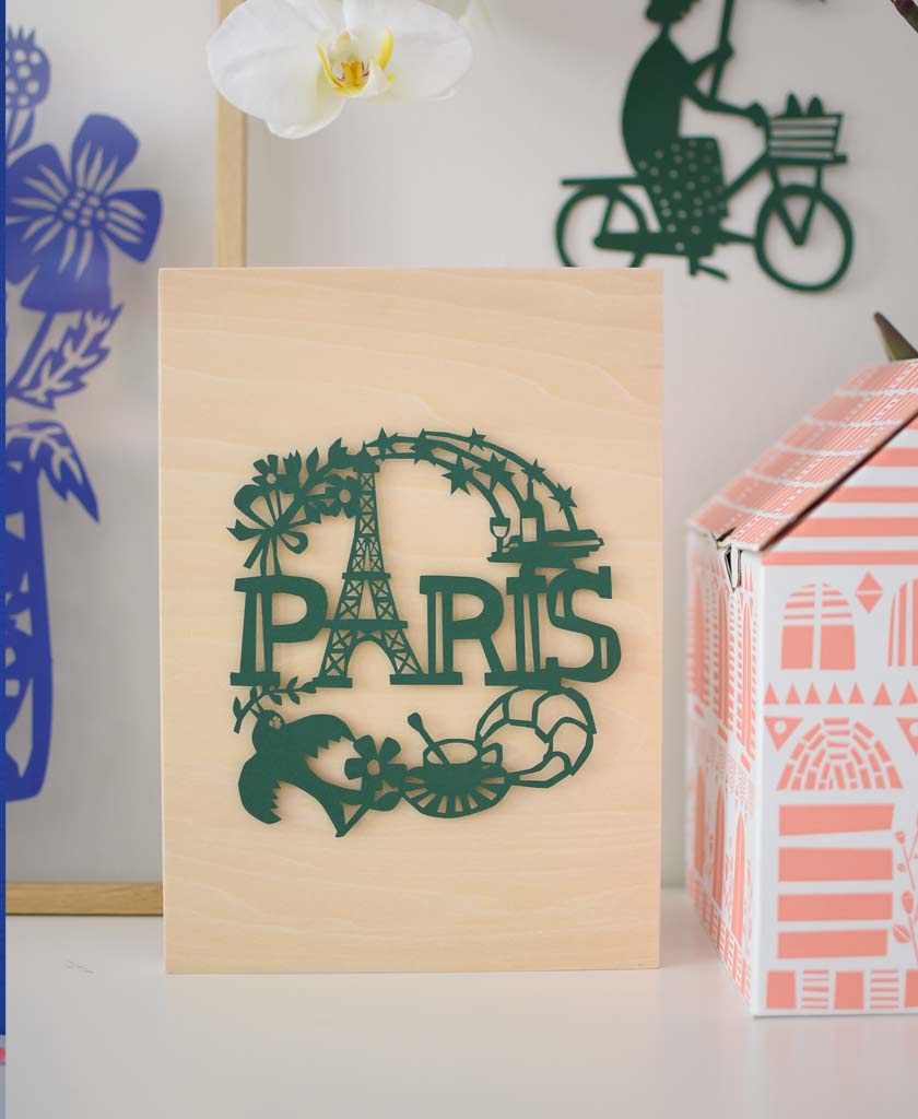 Paris Small Paper Cut