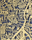 Tokyo Paper Map Paper Cut Limited Edition