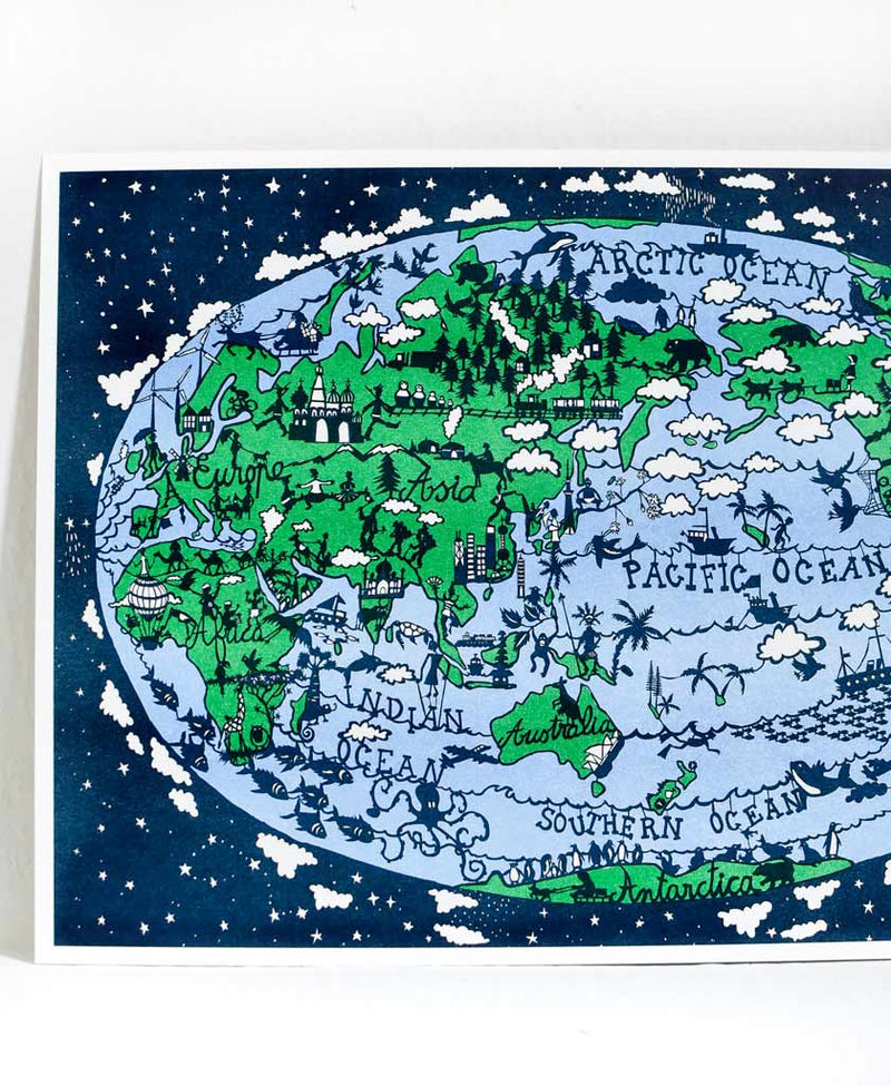 World Map Limited Edition Print