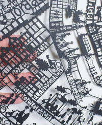 Amsterdam Paper Cut Map