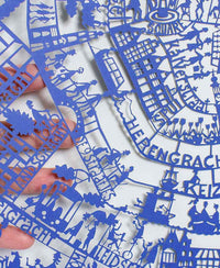 Amsterdam Paper Cut Map