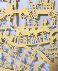 Berlin Map Limited Edition Detail Gold