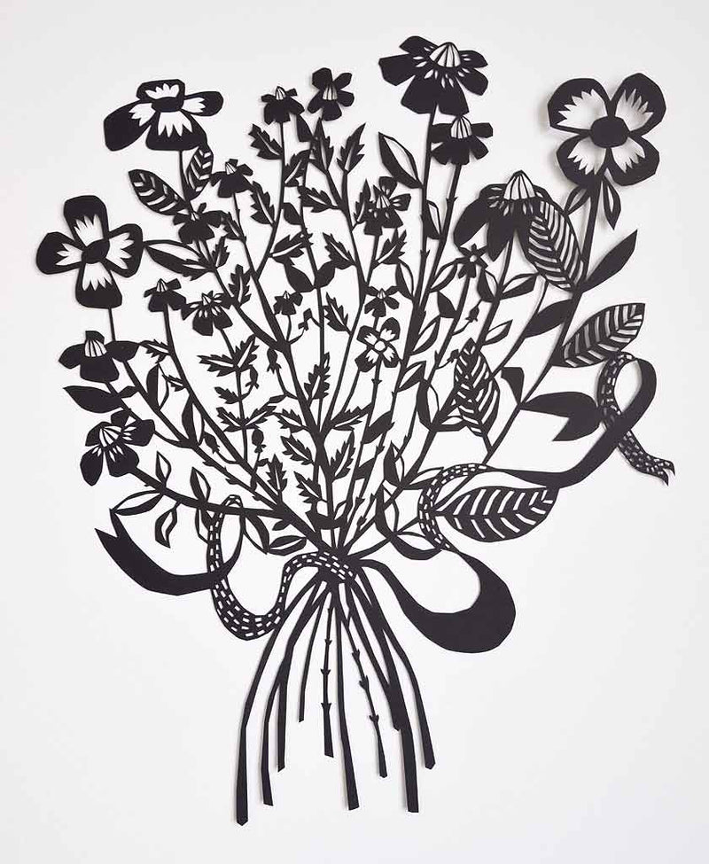 Bouquet Paper Cut