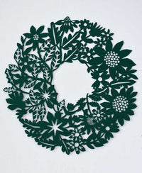 Flower Wreath Paper Cut