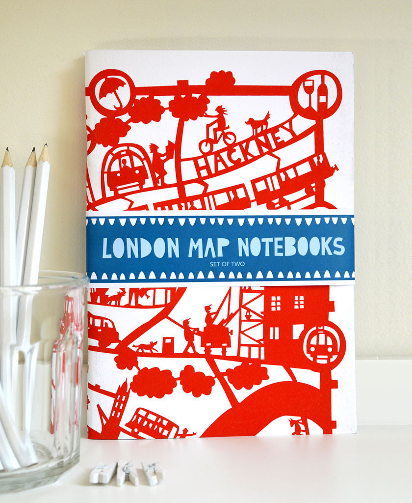 Famille Summerbelle Online Gift Store, papercuts, Paintings London Notebooks