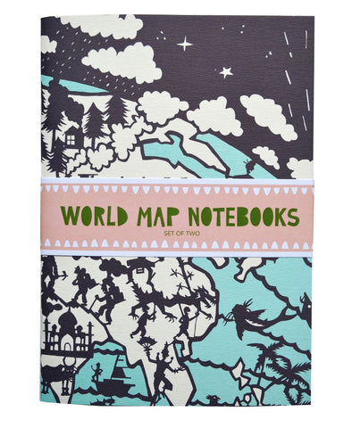 World Map Notebooks