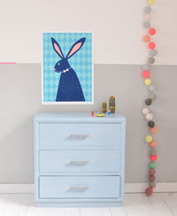 Handmade Bunny Ludo Print