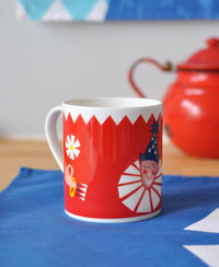 Clown Mug Red